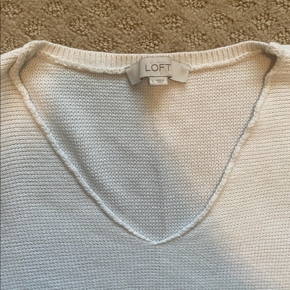 Loft Lace sweater tee - Picture 6 of 7